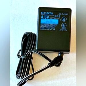 Sony AC-E455D AC Power Adapter 4.5V 500mA for Sony Audio Products